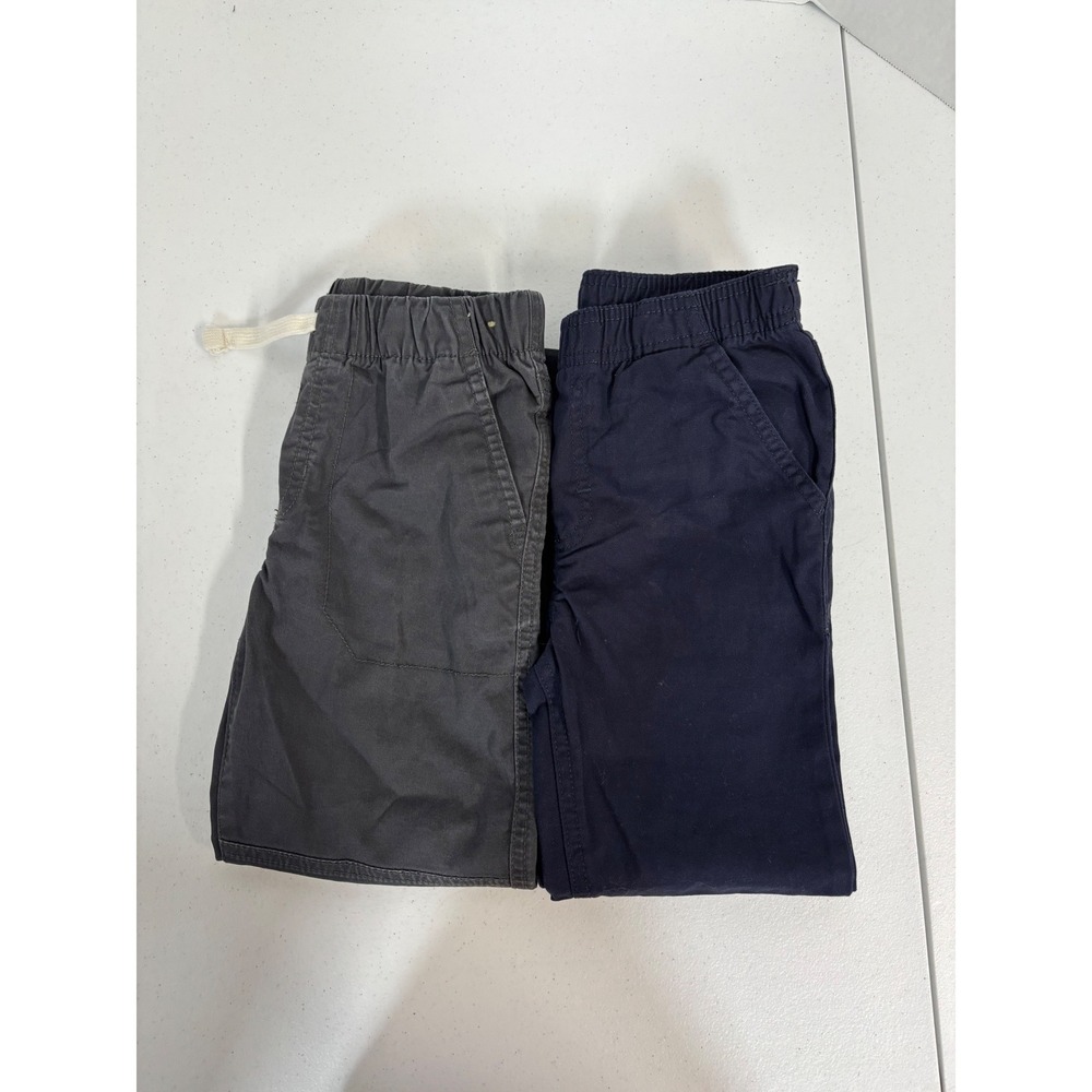 Boys Cat & Jack Gray Straight Chinos and Nautica Navy Joggers ‎ Bundle Size 6